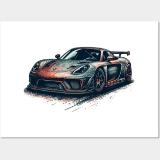 Porsche Carrera GT Posters and Art